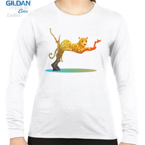 Kaos Cute Resting Leopard - Leopard Keren Sedang Santai