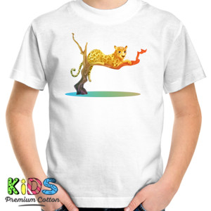 Kaos Cute Resting Leopard - Leopard Keren Sedang Santai