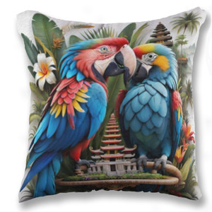Bantal buffon macaw
