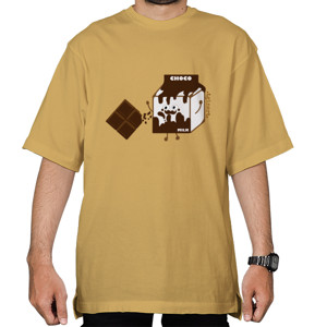 Kaos Oversize Choco milk