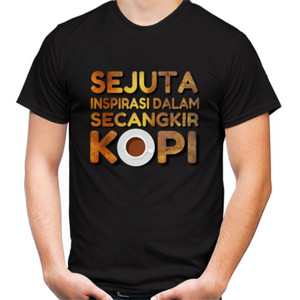 Kaos Inspirasi Secangkir Kopi 1