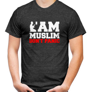 Kaos IAM Muslim Dont Panic | ASLI Martino Clothing