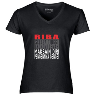 Kaos Riba Selera Tinggi Ekonomi Lemah