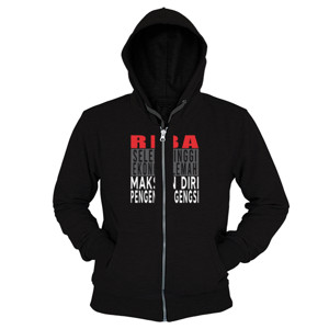 Hoodie Zipper Riba Selera Tinggi Ekonomi Lemah