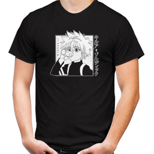 Kaos killua hunter x huntaer anime jepang unisex tshirt