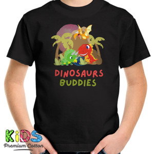 Kaos Kaos Anak Lengan Pendek - Dinosaurs Buddies