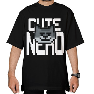 Kaos Oversize Kaos Oversize Cute Neko