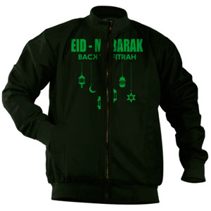 Jaket Bomber Eid Mubarak Back To Fitrah