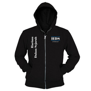 Hoodie Zipper Kaos HDS - 21 Februari