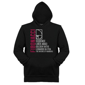 Jaket Hoodie FIBONACCI FAN ART #09