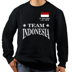 Jaket Sweater Team Indonesia - Asian Games 2018 (Fans)