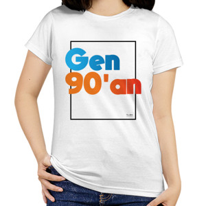 Kaos Kaos Pria Gen 90 V-Neck by Co_mbro