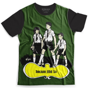 Kaos Fullprint Kaos Nostalgia Buku Bahasa Jadul