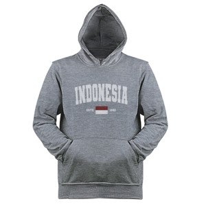 Jaket Hoodie Indonesia (vintage - grunge) - Pria