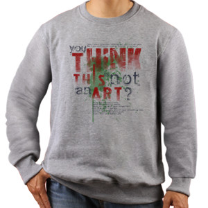 Jaket Sweater Think Art