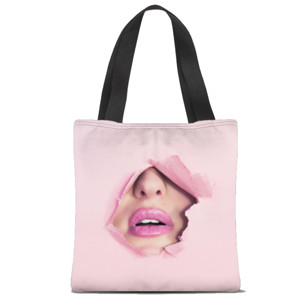 Tas Tote Fullprint lips