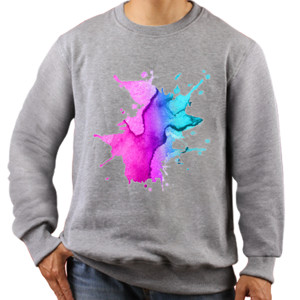 Jaket Sweater Watercolor