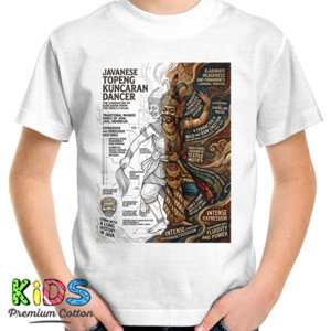Kaos Kaos Topeng Kuncaran Javanese Dancer