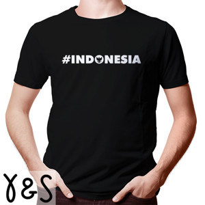 Kaos Hastag Indonesia