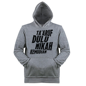 Jaket Hoodie Kaos Ta aruf
