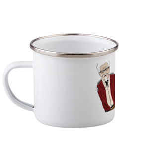 Mug Enamel Mug enamel colonel Sanders punk