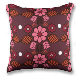 Bantal Bantal Floral Ornament 05