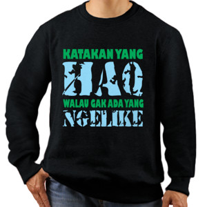 Jaket Sweater kaos islami
