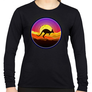 Kaos Kangaroo Silhouette