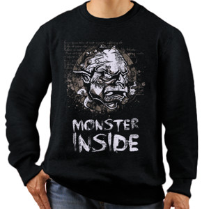 Jaket Sweater Monster Inside