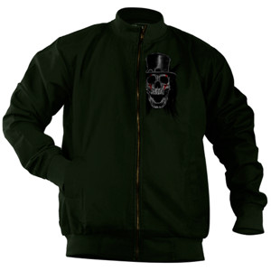Jaket Bomber Skull Hat