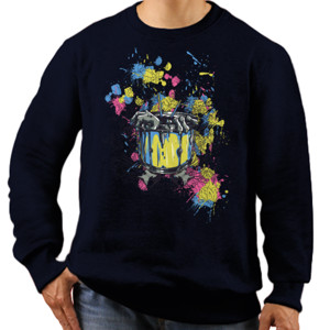 Jaket Sweater Paint art