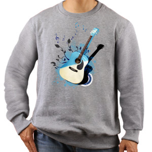 Jaket Sweater Blue Guitar