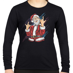 Kaos Santa Claus Christmas Metal