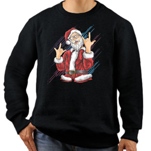 Jaket Sweater Santa Claus Christmas Metal