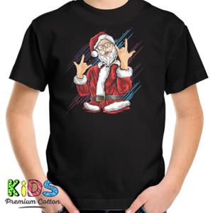 Kaos Santa Claus Christmas Metal