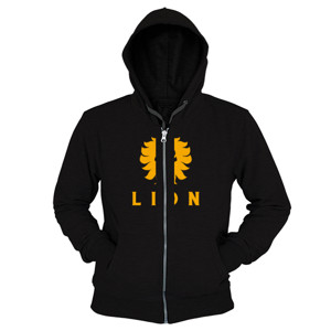 Hoodie Zipper Gold Lion