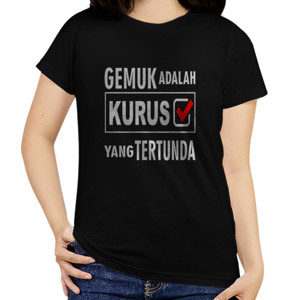 Kaos Ukuran Besar Gemuk Kurus Tertunda