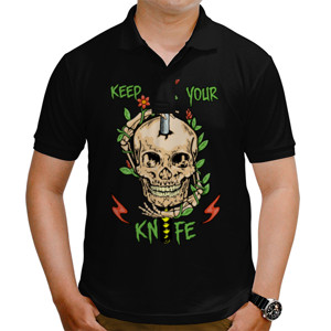 Kaos Polo KEEP YOUR KNIFE