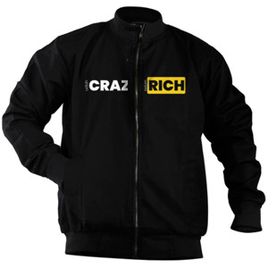 Jaket Bomber Udah Crazy Belum Rich