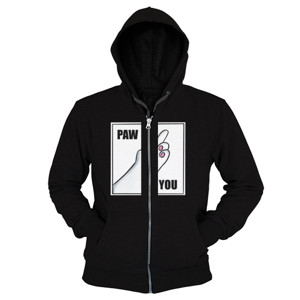 Hoodie Zipper Clothudio - Paw You Tees