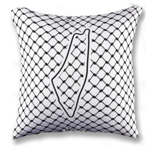 Bantal Keffiyeh Hitam Putih RG0014