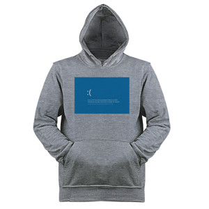 Jaket Hoodie windows blue screen 