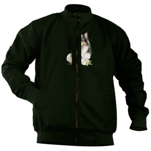 Jaket Bomber Kaos Gambar Anjing 150