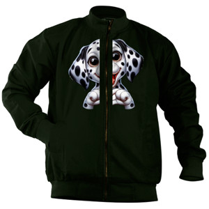 Jaket Bomber Kaos Gambar Anjing 243