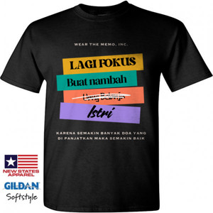 Kaos Wearthememo T-Shirt Fokus Nambah Istri