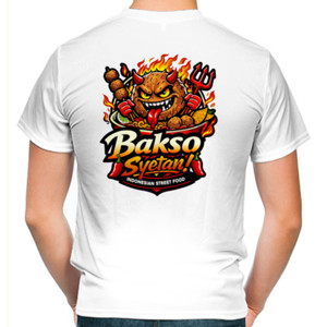 Kaos Bakso Syetan Level Neraka