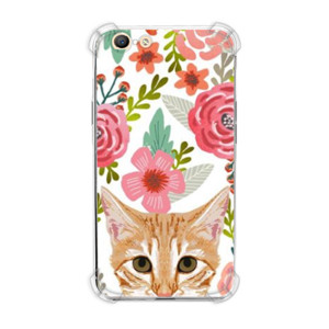 Casing HP Cute Flowery Cat