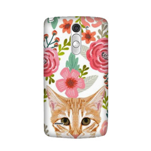 Cute Flowery Cat Casing HP