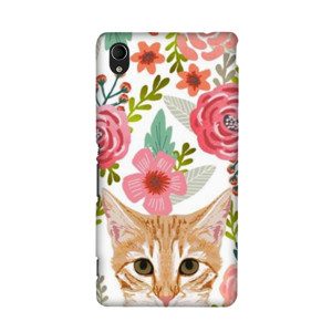 Cute Flowery Cat Casing HP