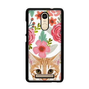 Cute Flowery Cat Casing HP